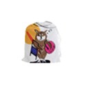 Owl That Hates Summer T Shirt Drawstring Pouches (Small)  View1