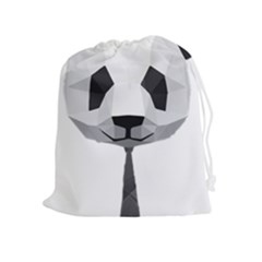 Office Panda T Shirt Drawstring Pouches (Extra Large)