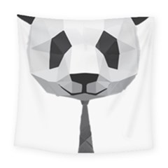 Office Panda T Shirt Square Tapestry (Large)