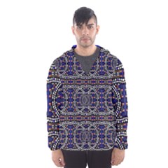 Sanskrit Link Time Space  Hooded Wind Breaker (men) by MRTACPANS