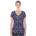 SANSKRIT LINK TIME SPACE  Short Sleeve Front Detail Top View1