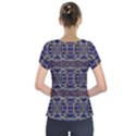 SANSKRIT LINK TIME SPACE  Short Sleeve Front Detail Top View2