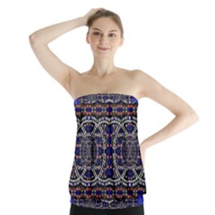 Sanskrit Link Time Space  Strapless Top