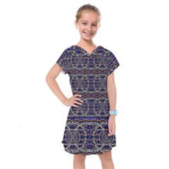 Sanskrit Link Time Space  Kids  Drop Waist Dress by MRTACPANS