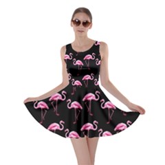 Flamingo Pattern Skater Dress by Valentinaart