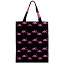 Flamingo pattern Zipper Classic Tote Bag View1