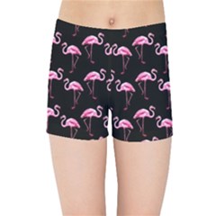 Flamingo Pattern Kids Sports Shorts