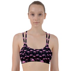 Flamingo Pattern Line Them Up Sports Bra