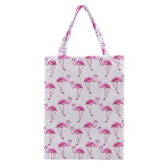 Flamingo Pattern Classic Tote Bag by Valentinaart