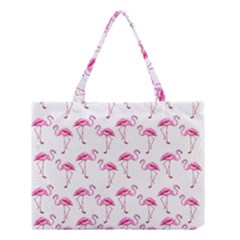 Flamingo Pattern Medium Tote Bag by Valentinaart