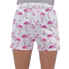 Flamingo Pattern Sleepwear Shorts