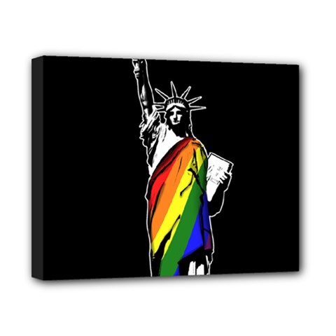 Pride Statue Of Liberty  Canvas 10  X 8  by Valentinaart