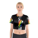 Pride Statue of Liberty  Cotton Crop Top View1