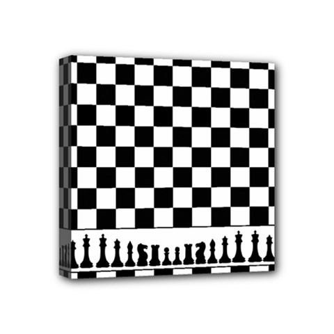 Chess  Mini Canvas 4  X 4  by Valentinaart