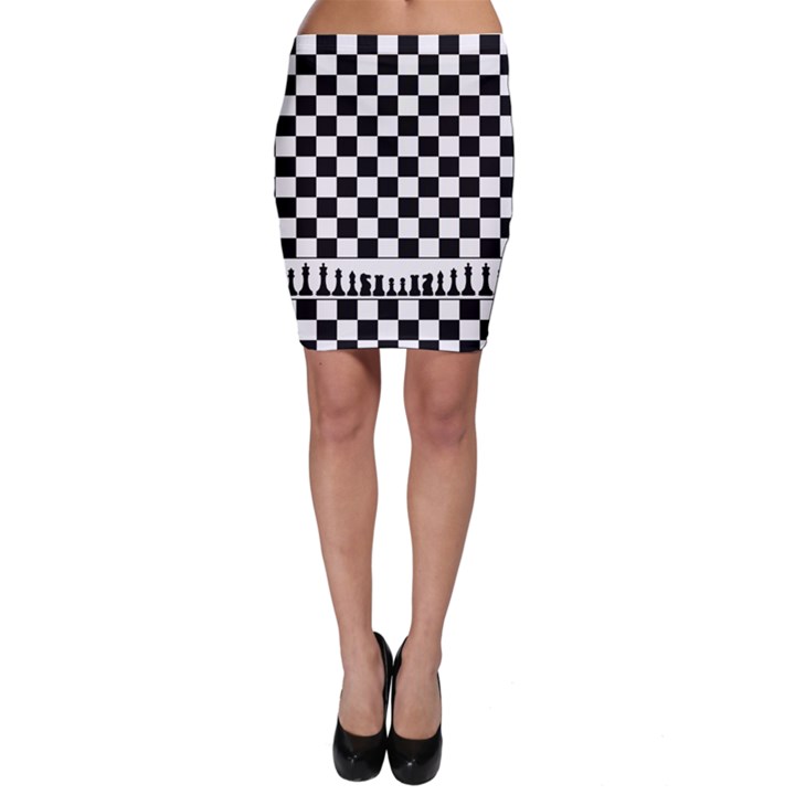 Chess  Bodycon Skirt