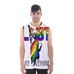 Lgbt New York Men s Basketball Tank Top by Valentinaart