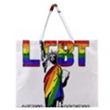 LGBT New York Zipper Large Tote Bag View1