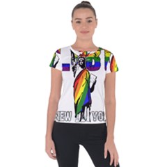 Lgbt New York Short Sleeve Sports Top 