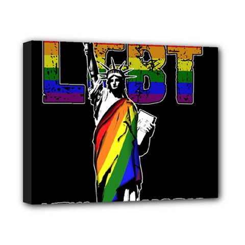 LGBT New York Canvas 10  x 8 