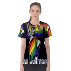 LGBT New York Women s Sport Mesh Tee