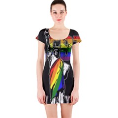 LGBT New York Short Sleeve Bodycon Dress