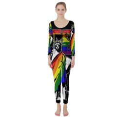 LGBT New York Long Sleeve Catsuit