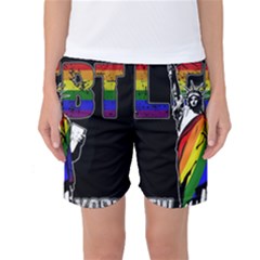 Lgbt New York Women s Basketball Shorts by Valentinaart