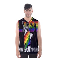 Lgbt New York Men s Basketball Tank Top by Valentinaart