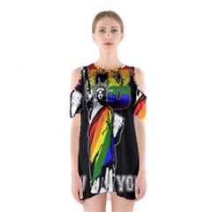 LGBT New York Shoulder Cutout One Piece