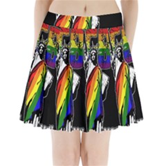 LGBT New York Pleated Mini Skirt