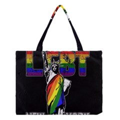 Lgbt New York Medium Tote Bag by Valentinaart