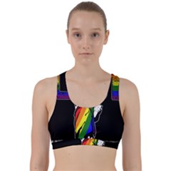 LGBT New York Back Weave Sports Bra