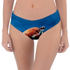 Sea Turtle Reversible Classic Bikini Bottoms by Valentinaart