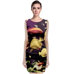 Tropical Fish Classic Sleeveless Midi Dress by Valentinaart