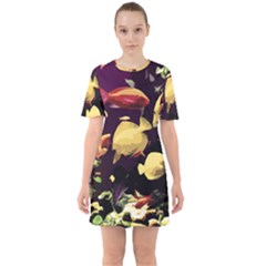 Tropical Fish Mini Dress