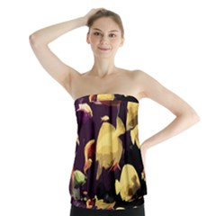 Tropical Fish Strapless Top by Valentinaart