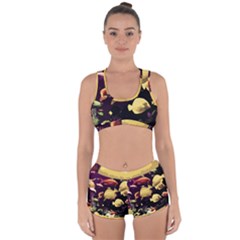 Tropical Fish Racerback Boyleg Bikini Set