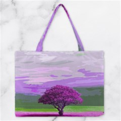 Landscape Zipper Medium Tote Bag by Valentinaart