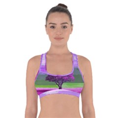 Landscape Cross Back Sports Bra