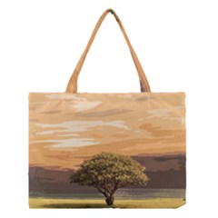 Landscape Medium Tote Bag by Valentinaart