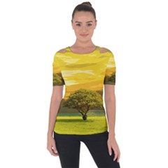 Landscape Short Sleeve Top