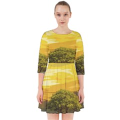 Landscape Smock Dress