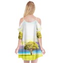 Landscape Cutout Spaghetti Strap Chiffon Dress View2