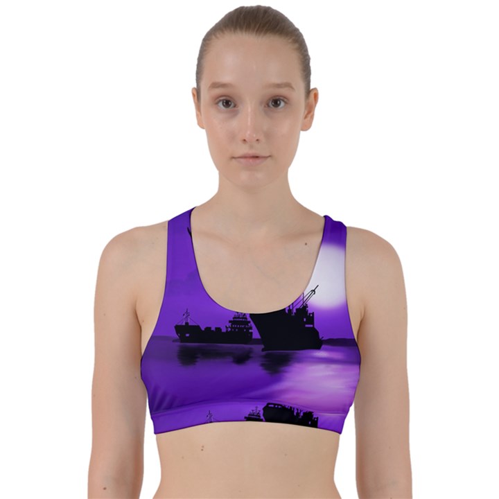 Open sea Back Weave Sports Bra