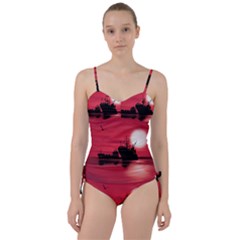 Open Sea Sweetheart Tankini Set