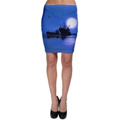 Open Sea Bodycon Skirt by Valentinaart