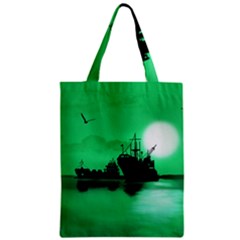 Open Sea Zipper Classic Tote Bag by Valentinaart