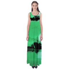 Open Sea Empire Waist Maxi Dress by Valentinaart