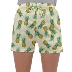 Pineapples Pattern Sleepwear Shorts