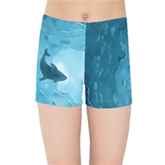 Shark Kids Sports Shorts by Valentinaart